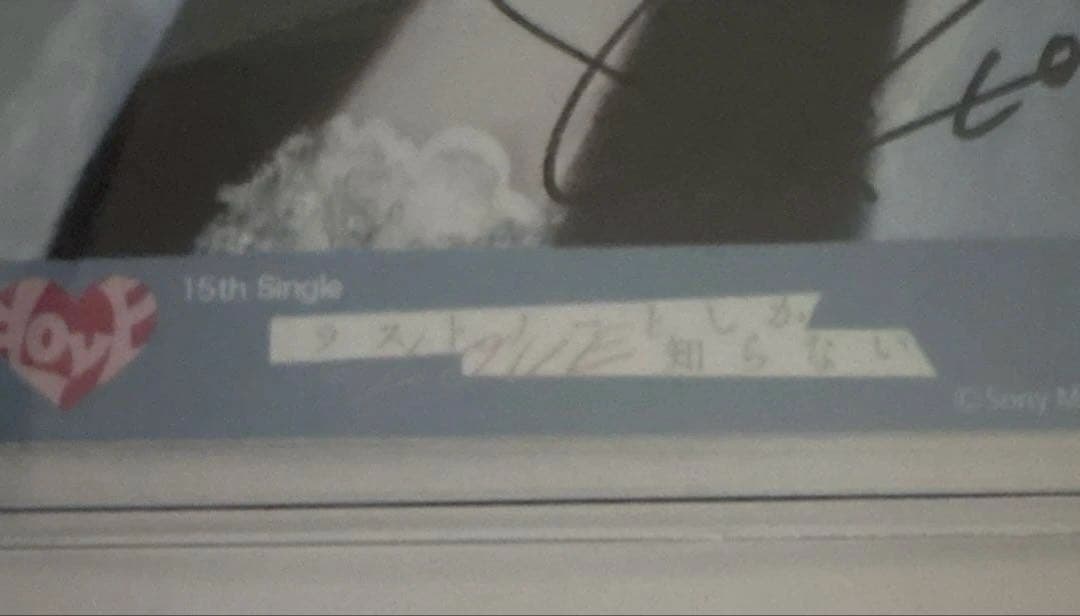 山本杏奈 秘蔵直筆生写真②