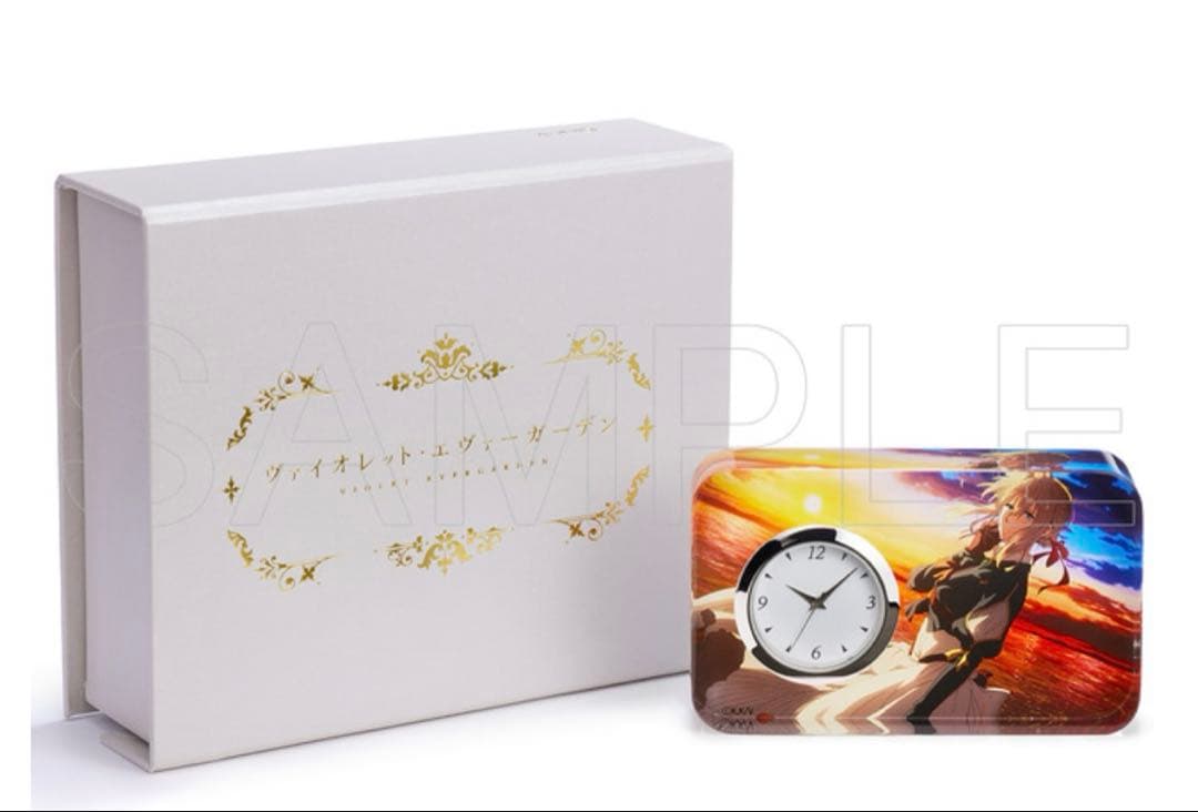 ヴァイオレットエヴァーガーデン　クリスタル時計　タイプB
