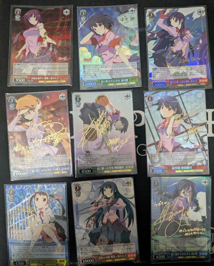 ヴァイスシュヴァルツ 化物語 サイン