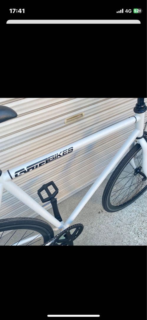 シングルギア ピストバイク 700C ホワイト