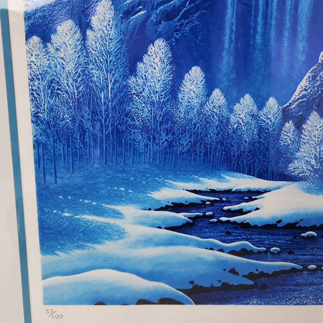 ジョン・ラッテンベリー ブルーキャニオンフォール 2008年 シルクスクリーン