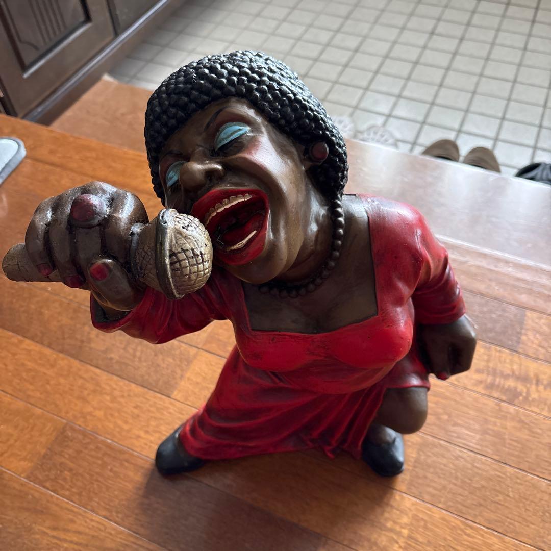 エラフィッツエジェラルド　黒人　ジャズ　人形