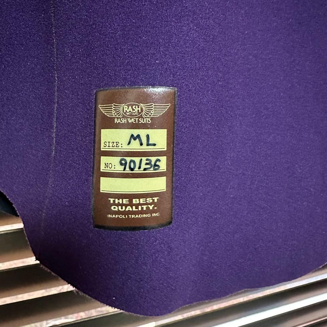 RASH ラッシュpilgrim ピルグリム タッパー　ウエットスーツ