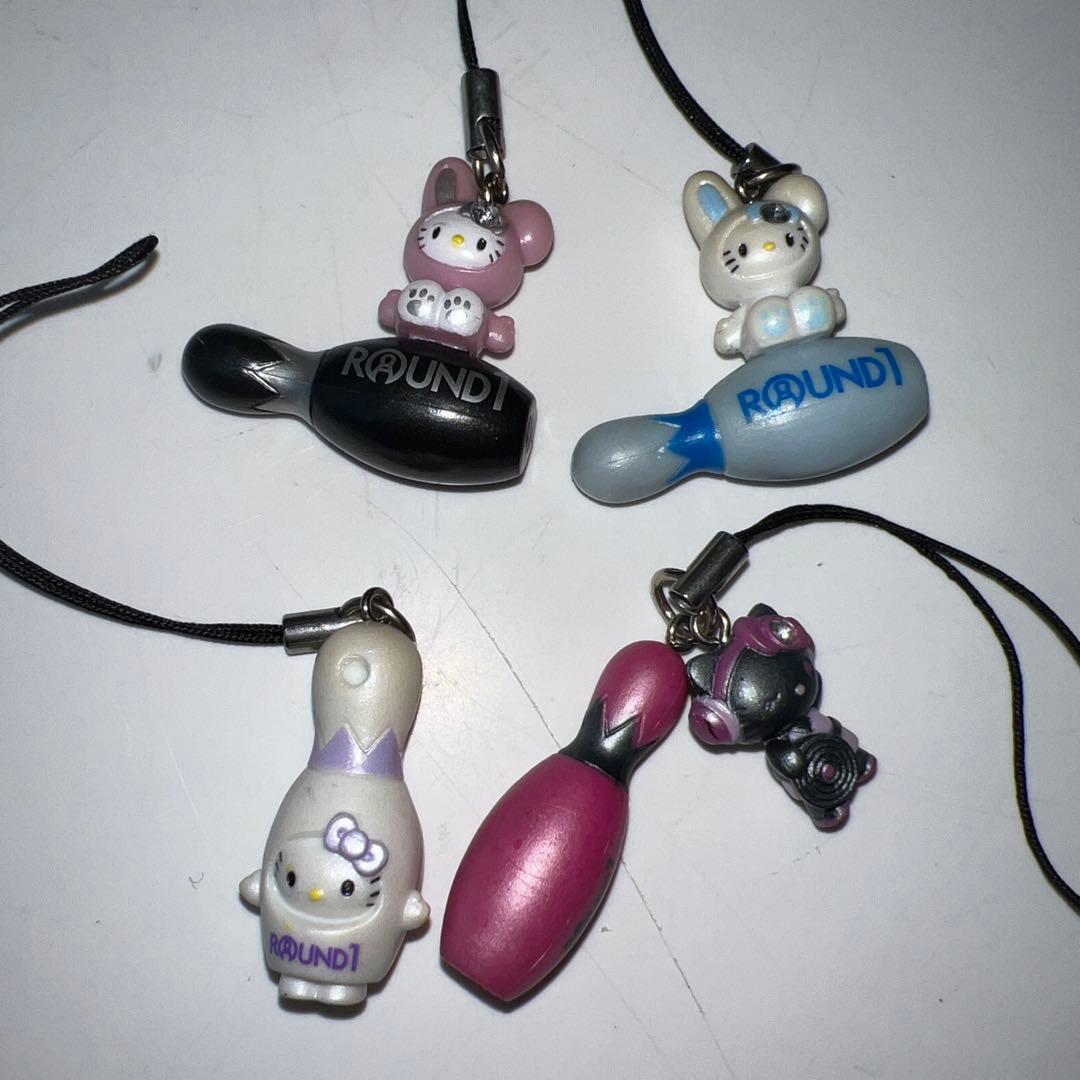 ハローキティ　ラウンドワン　ストラップ16個　非売品　レア