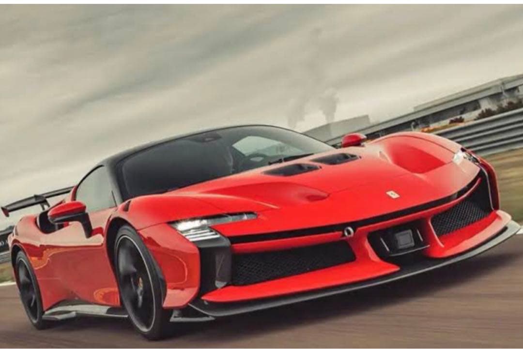 ミニカー4台、Ferrari812/SF90XX, AMG one, SVJ64