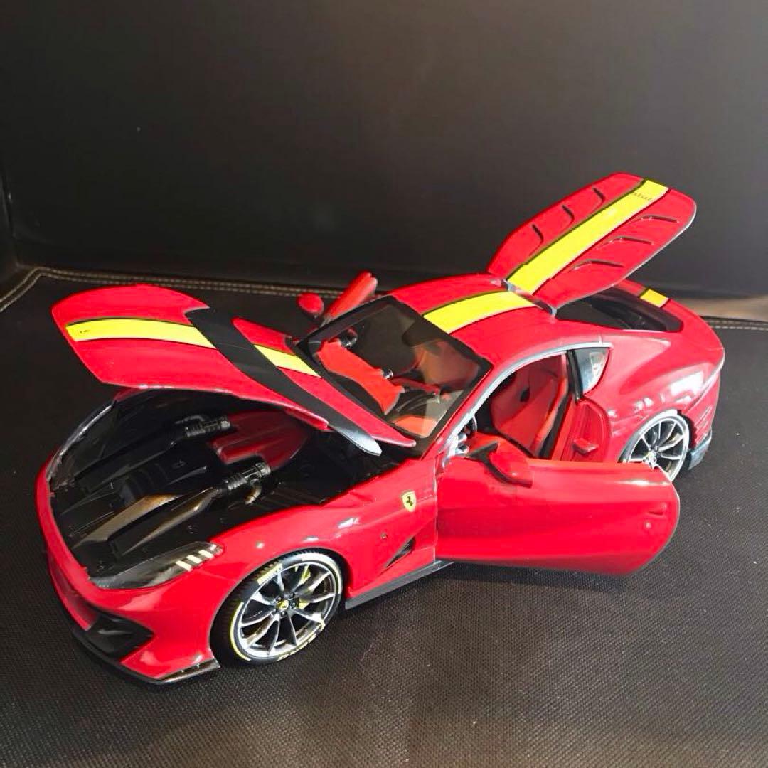 ミニカー4台、Ferrari812/SF90XX, AMG one, SVJ64