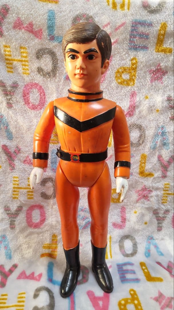 本日限定！ジャンボマット隊員　MAT隊員　ブルマァク　　当時物　昭和レトロ