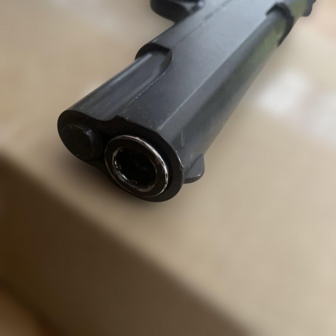 1911スタイルガスガン 木製グリップ日本製プラスチック製品