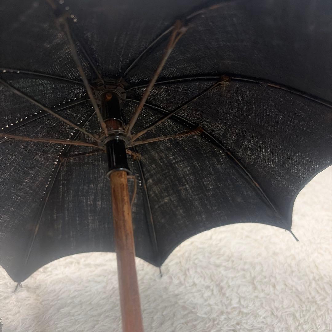アンティーク 黒い傘