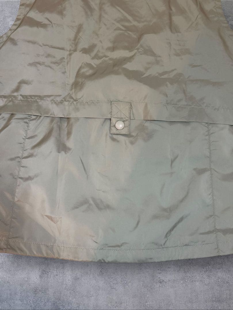 【新品】Polo Golf 刺繍 ナイロンジップベスト ベージュ ポロゴルフ M