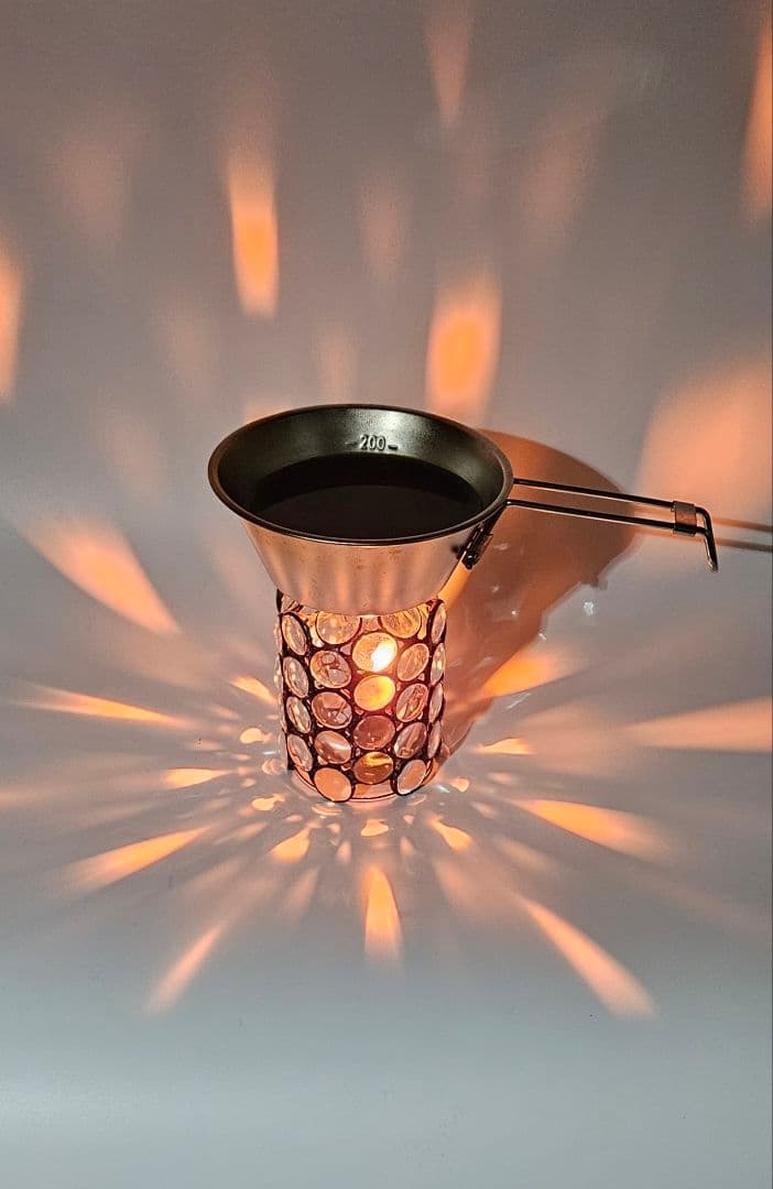 No.2　3wayランタンシェード(ゴールゼロ、ルミナ、ティーキャンドル対応)