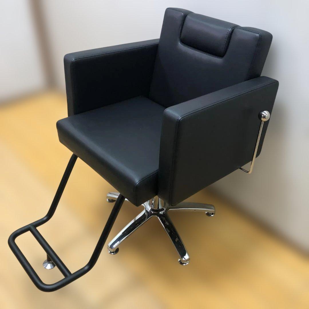 美品 バックシャンプー用 油圧昇降 ブラック 美容室 ヘッドスパ 112930