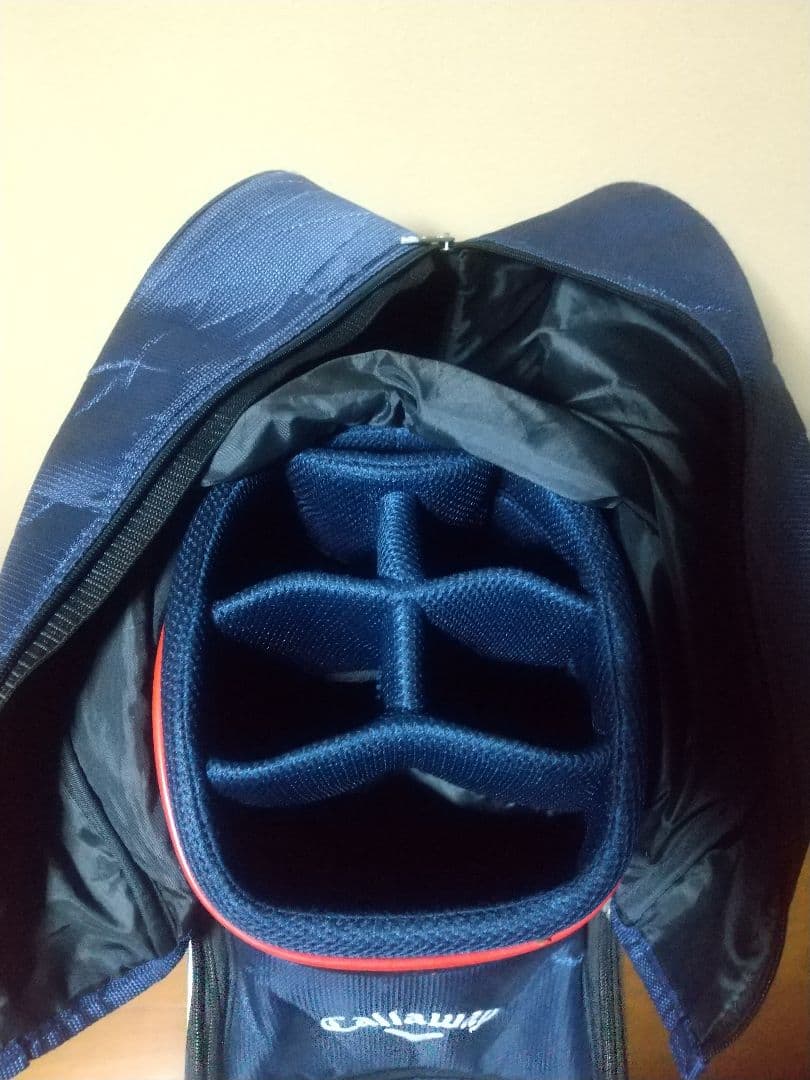 Callaway キャディバッグ ネイビー/ホワイト/レッド