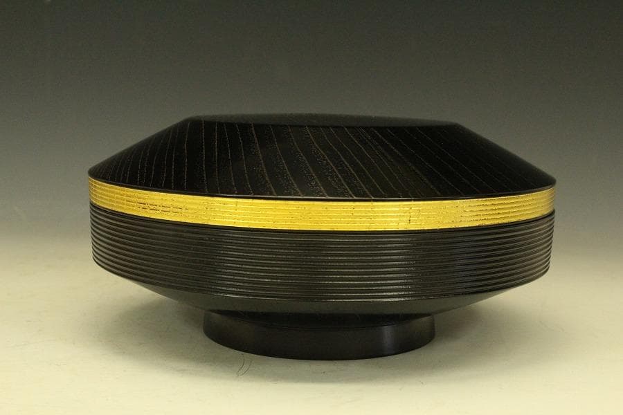 茶道具 塗師 宗哲 即中斎好 独楽喰籠 書付(A225)