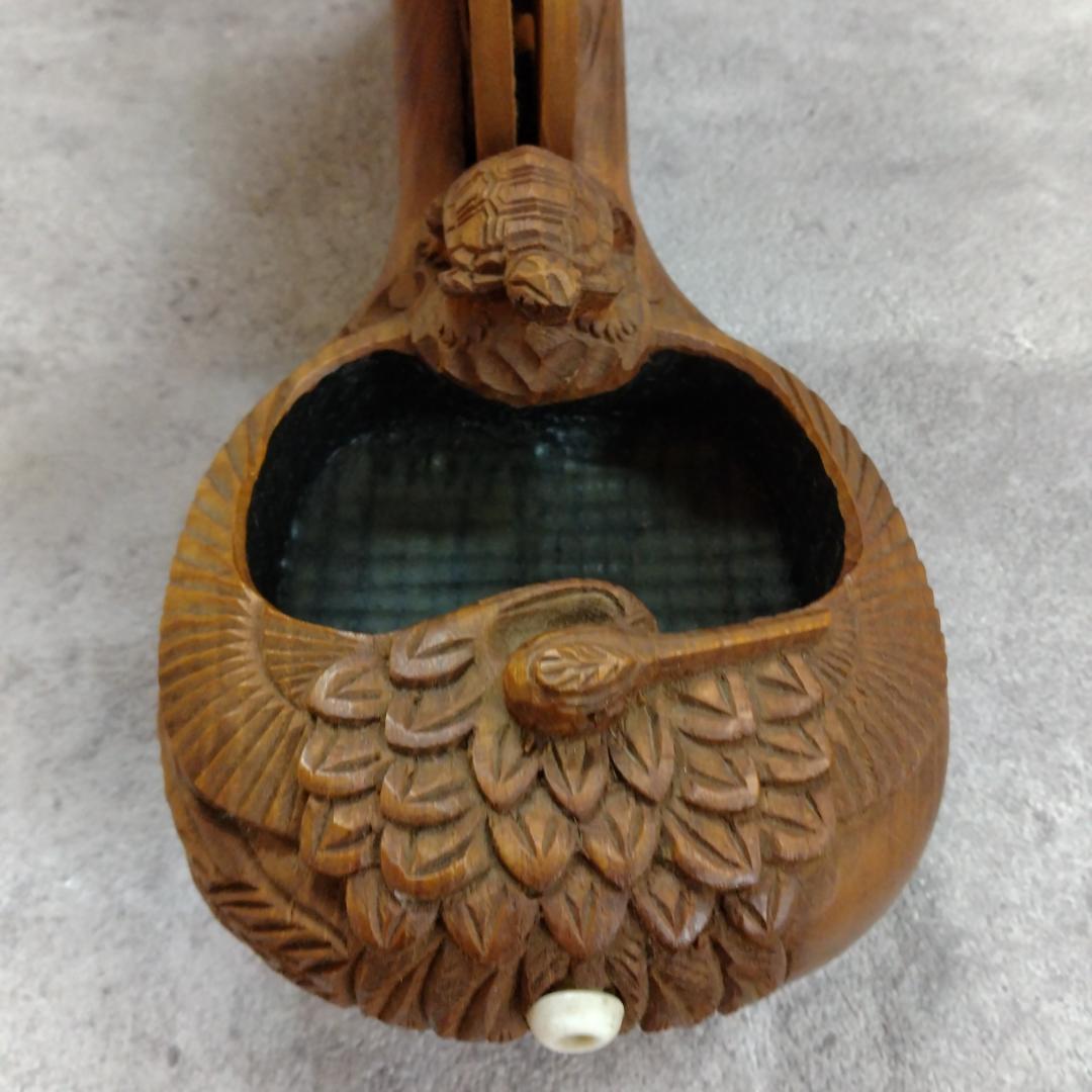 墨壺　光明作　鶴亀　255mm　新品未使用　墨ツボ　墨坪　大工道具