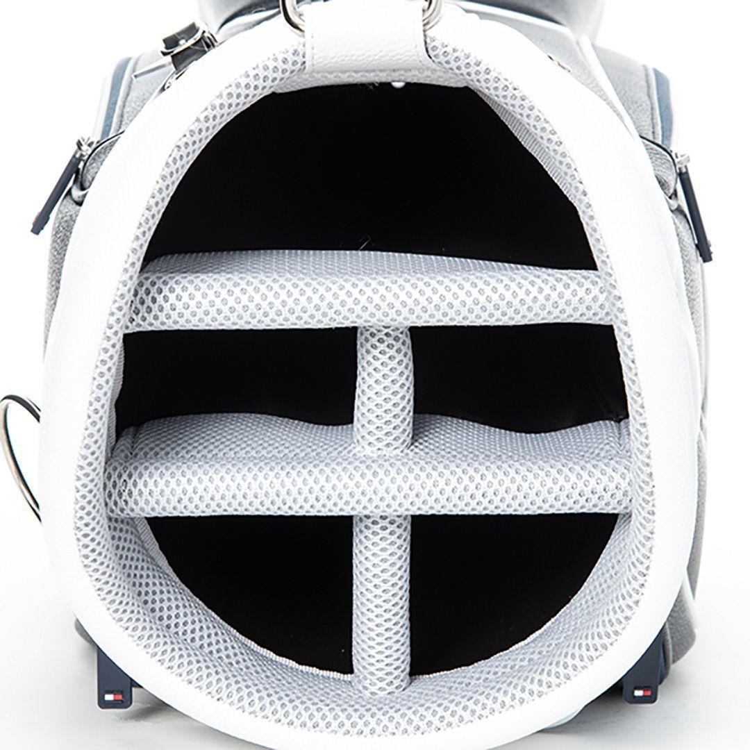 新品 トミーヒルフィガーゴルフ キャディバッグ THMG5SC4 ホワイト