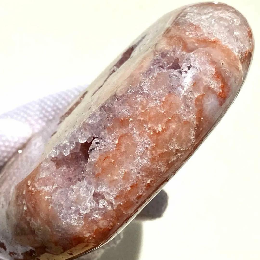 ★特価【 高品質 コレクション級 ピンクアメジスト アルゼンチン産 原石 ハート