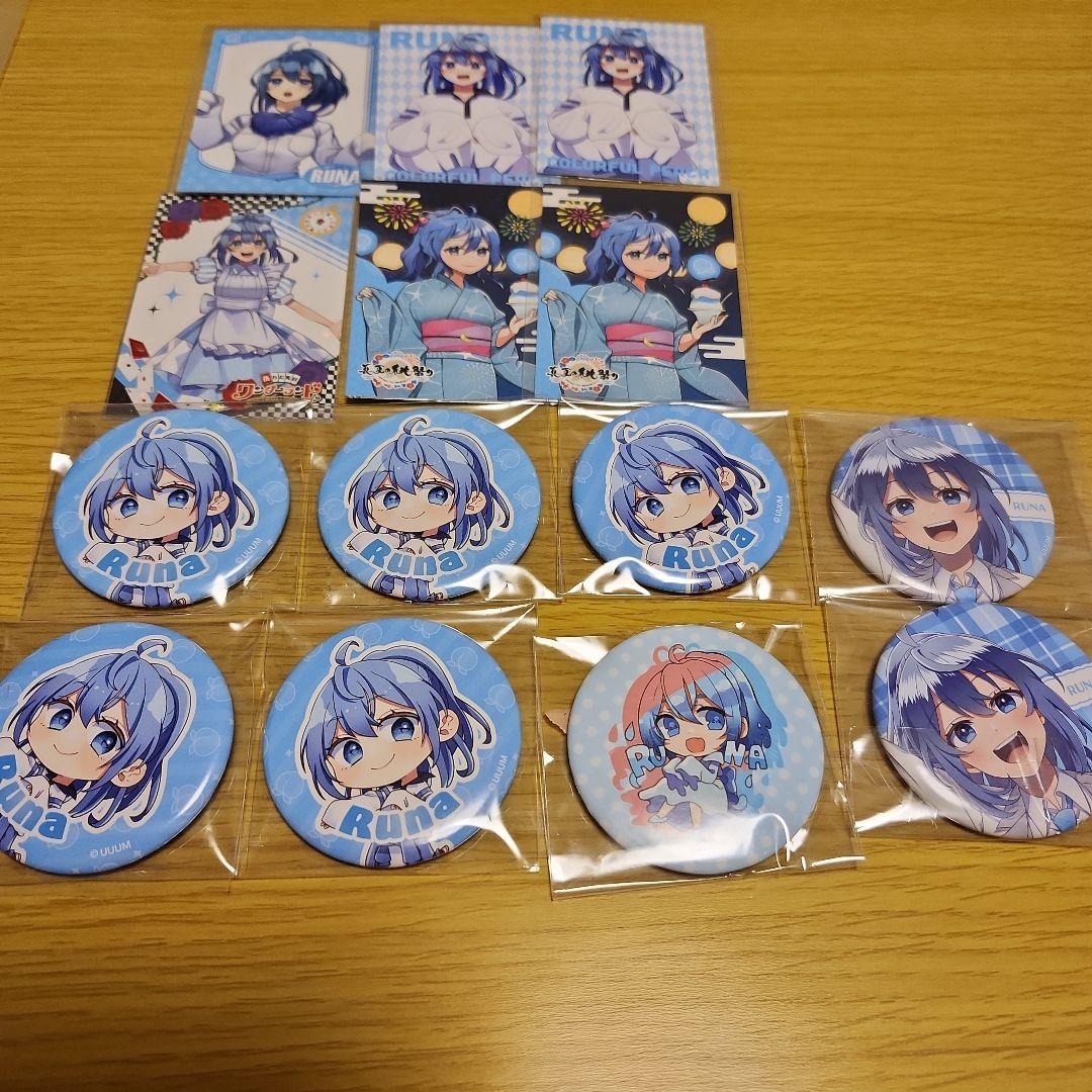 カラフルピーチ　るな　まとめ売り　缶バッチ　トレカ　真夏の桃祭り