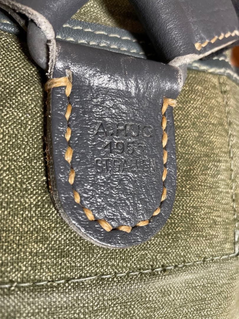 ヴィンテージ　スイス軍　ごま塩　バッグパック　リュック　実物　サバゲー　50年代