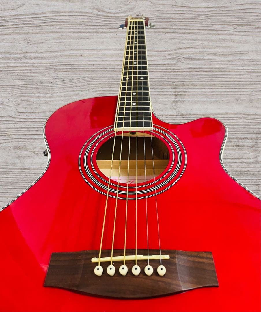 （美品）Juno EA-50C エレアコ ワインレッド色