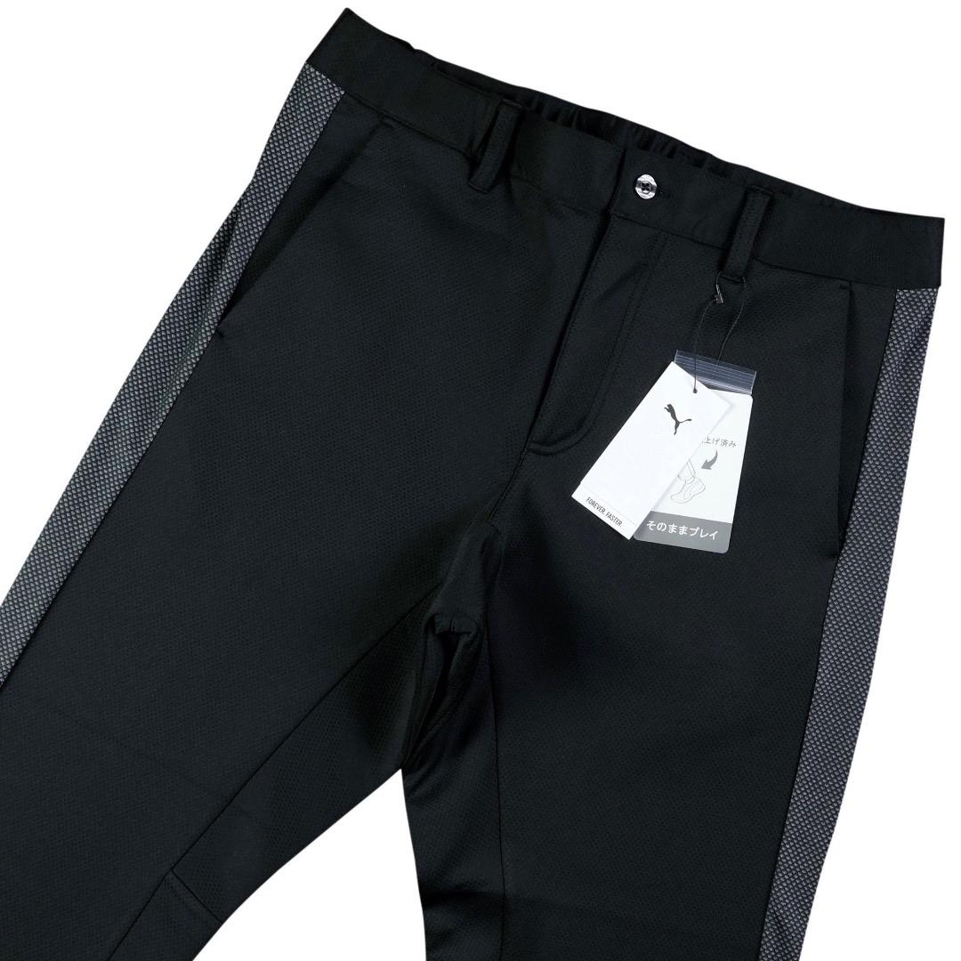 【XL】秋冬 定価14,960円 プーマ ゴルフ ライン カードボードパンツ 黒