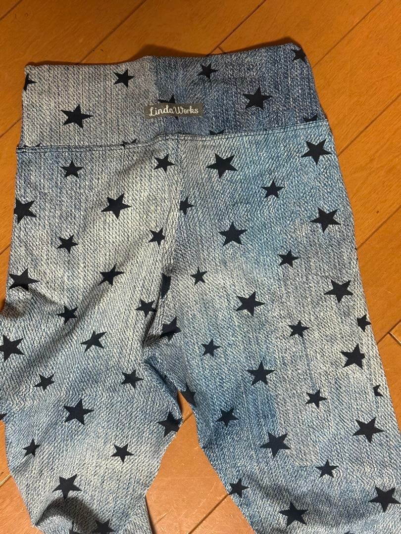 人気星柄デザインのLindaWorksレギンス