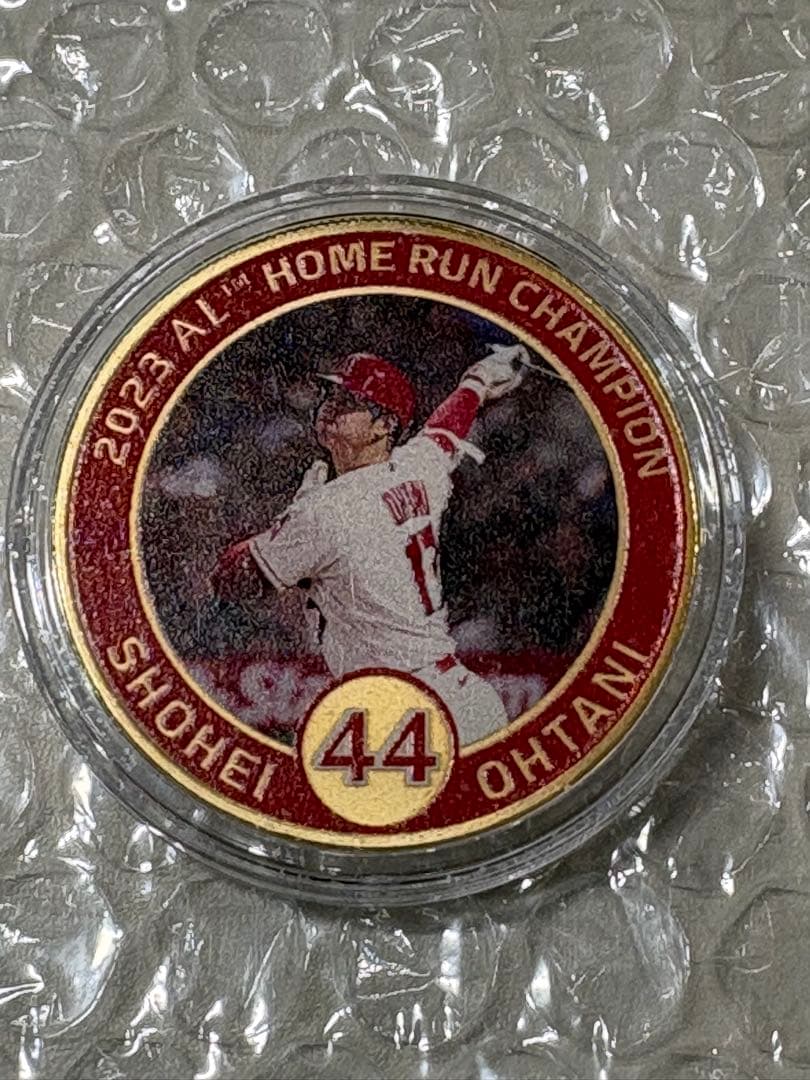 大谷翔平 2023 ALホームランチャンピオン記念メダル