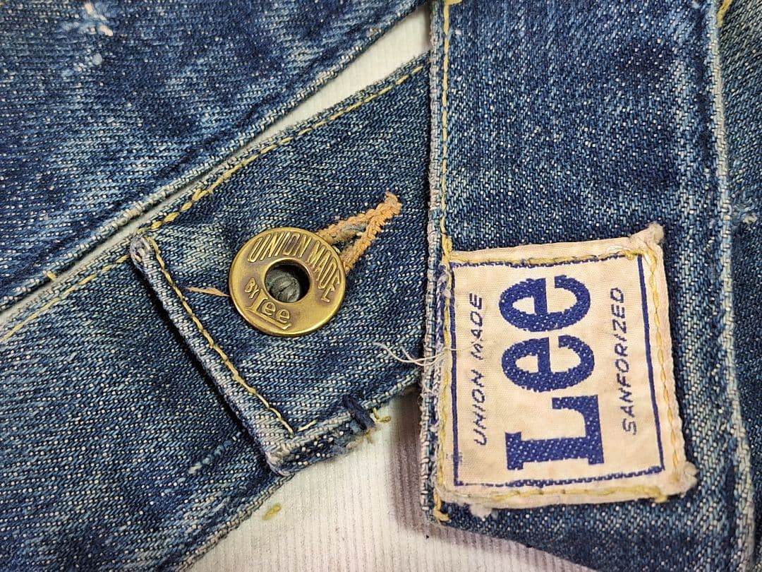50's UNION MADE BY Lee ヴィンテージ スクラップ 当時物
