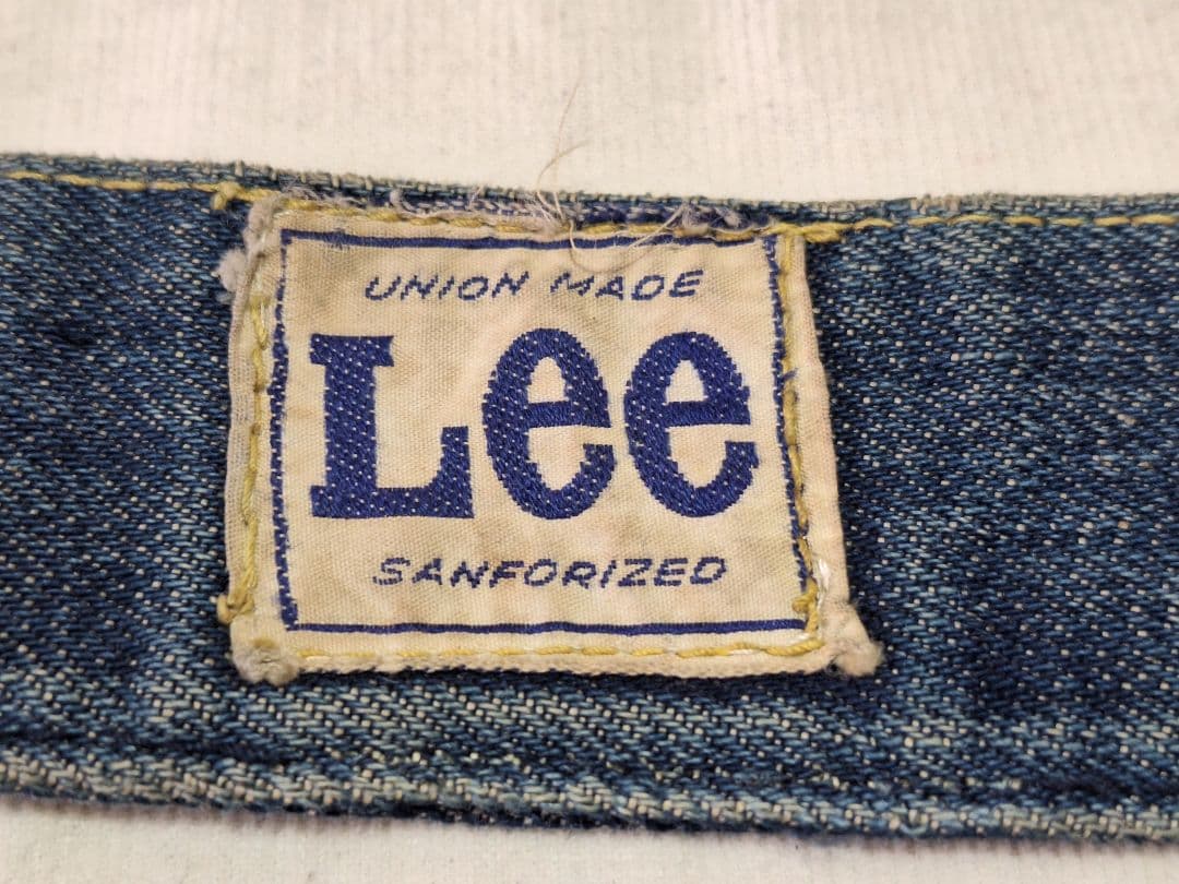 50's UNION MADE BY Lee ヴィンテージ スクラップ 当時物
