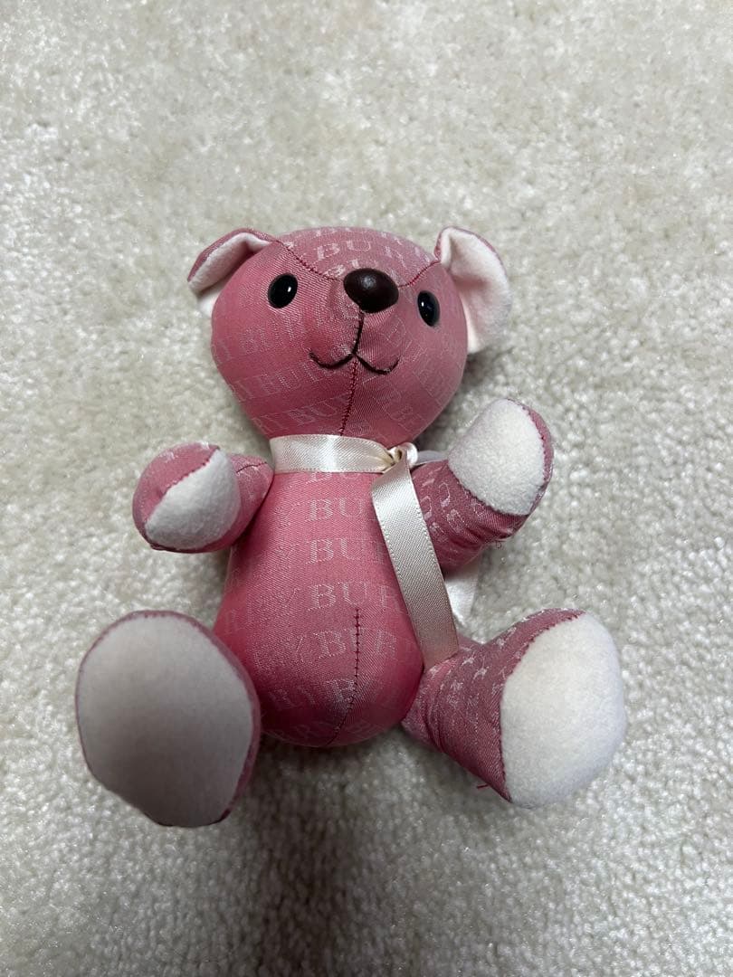 ベージュ BURBERRY クマぬいぐるみ2点セット