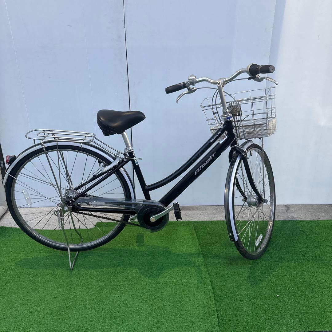ブリヂストン アルベルト自転車27インチ 内5速 ブラック美品