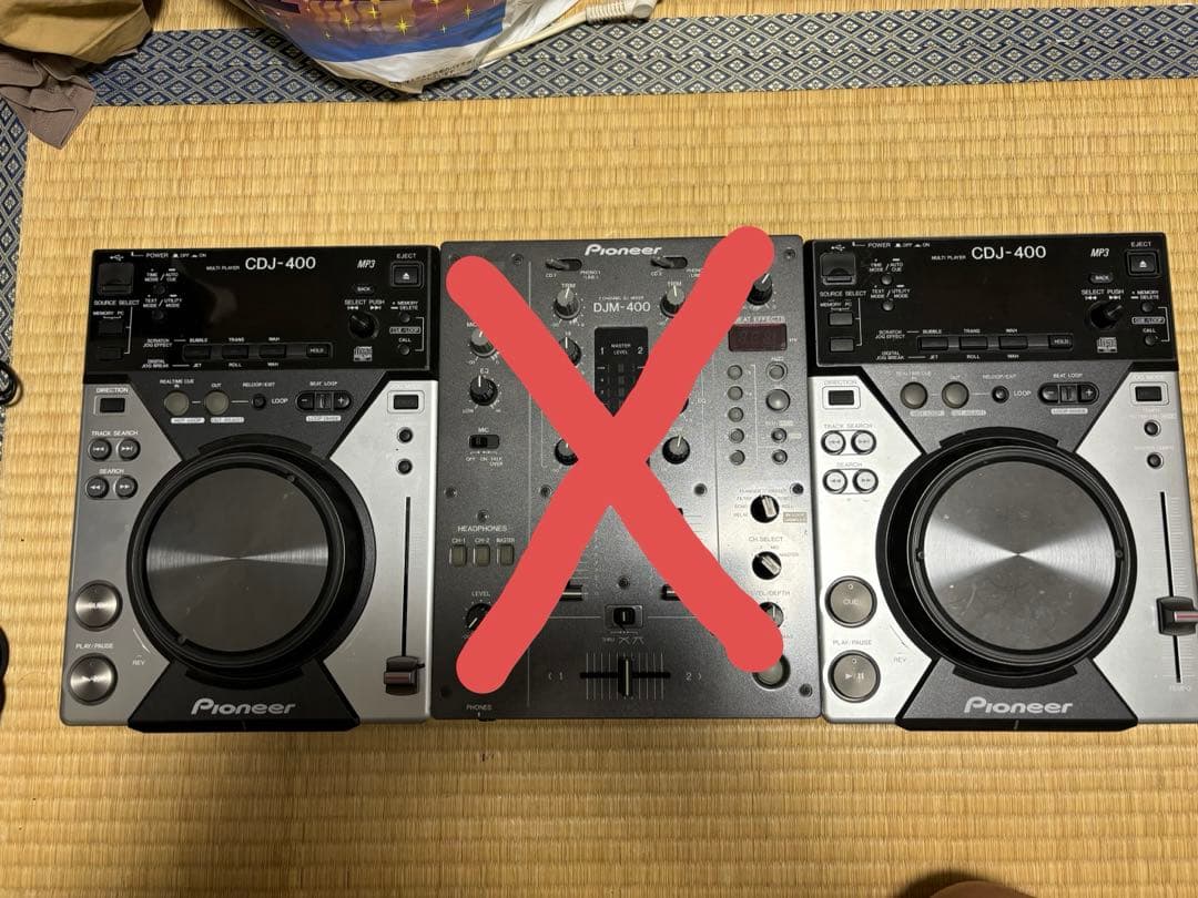 Pioneer CDJ-400 パイオニア DENON ヘッドホン