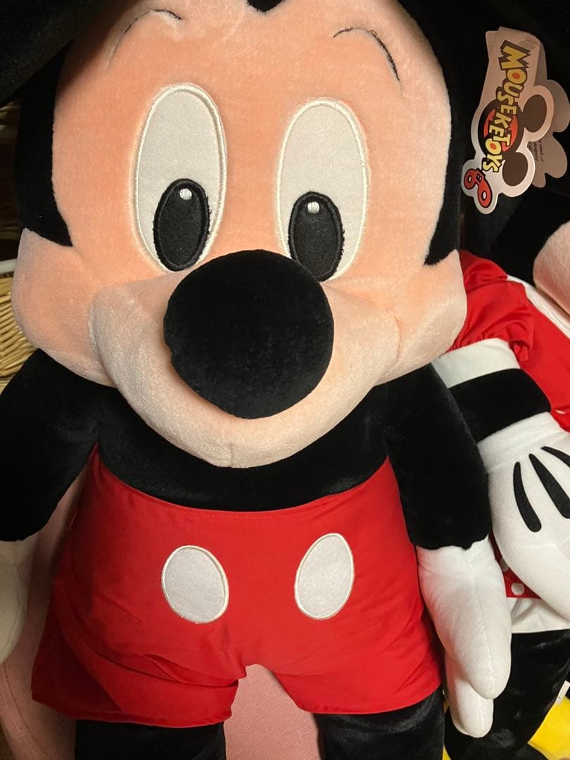 アメリカアナハイムディズニーで購入はミッキー＆ミニー超特大ぬいぐるみ