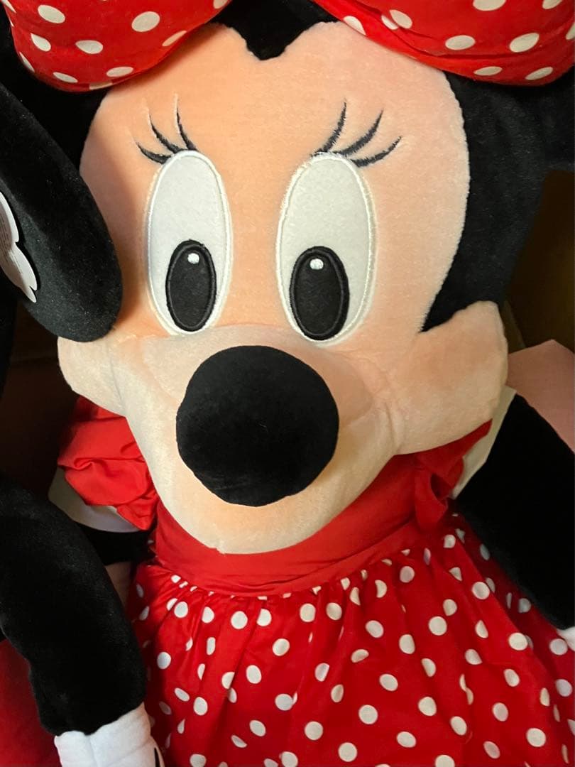 アメリカアナハイムディズニーで購入はミッキー＆ミニー超特大ぬいぐるみ