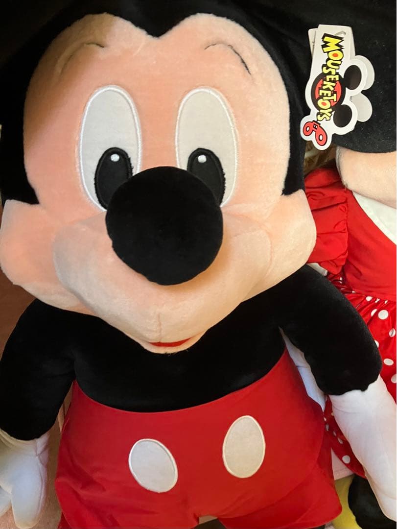 アメリカアナハイムディズニーで購入はミッキー＆ミニー超特大ぬいぐるみ