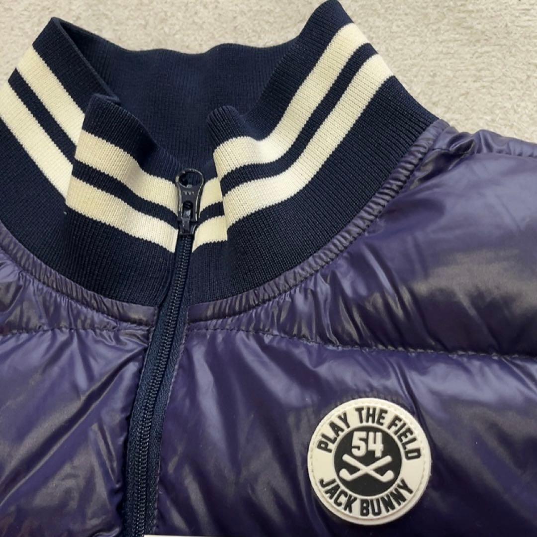 極美品　ジャックバニー ダウン　ワンピース　ロング マジックダウン　ネイビー