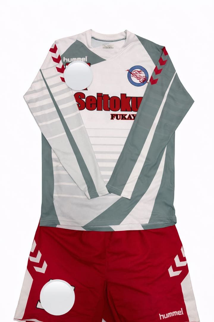 成徳深谷高校サッカー部　ユニフォームセット hummel