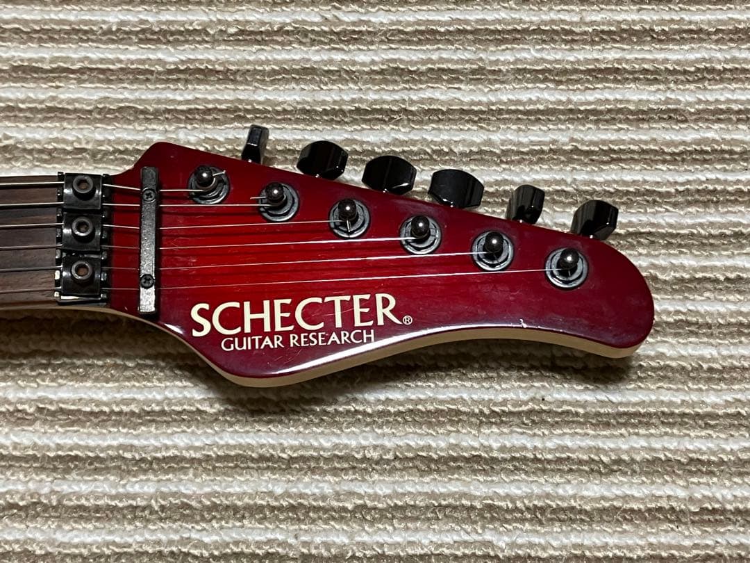 ギター YU SCHECTER NV-IV-24-FM / AS-LTD RED