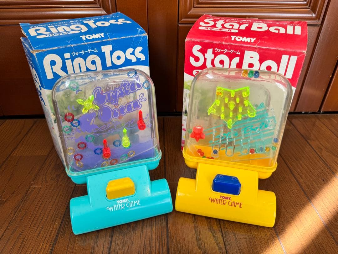 TOMY トミー ウォーターゲーム リングトス スターボール 昭和レトロ