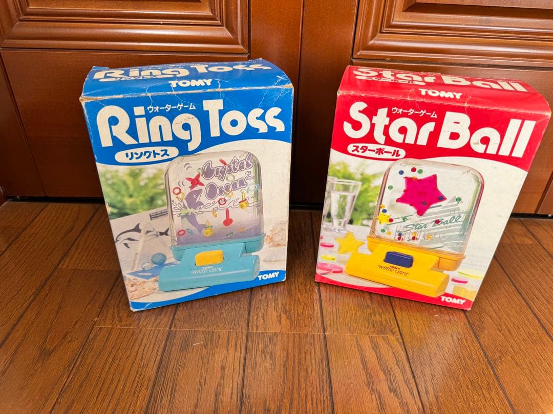 TOMY トミー ウォーターゲーム リングトス スターボール 昭和レトロ
