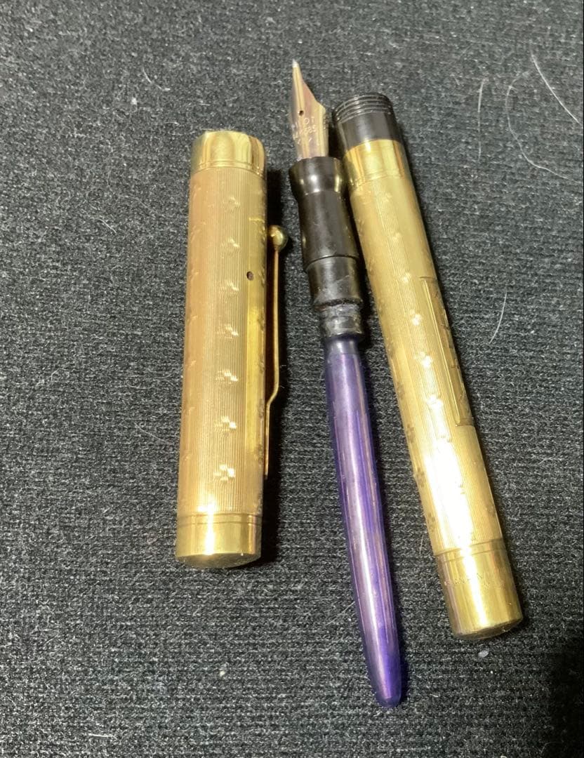 14金無垢万年筆　Vintage Mabie Todd (ニブはPilot製)