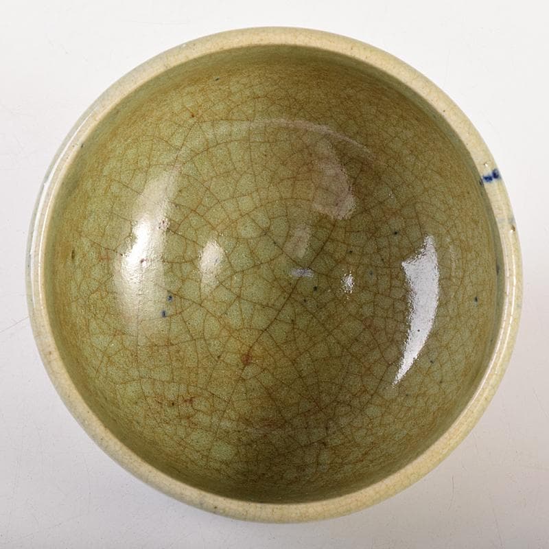 中国　唐物　窯変　茶碗　銘「唐錦」　書付箱　M　R7830