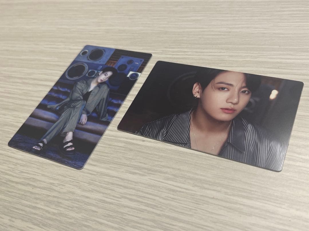 BE bts 未公開ラキドロ 韓国 ジョングク トレカ 2枚セット シークレット