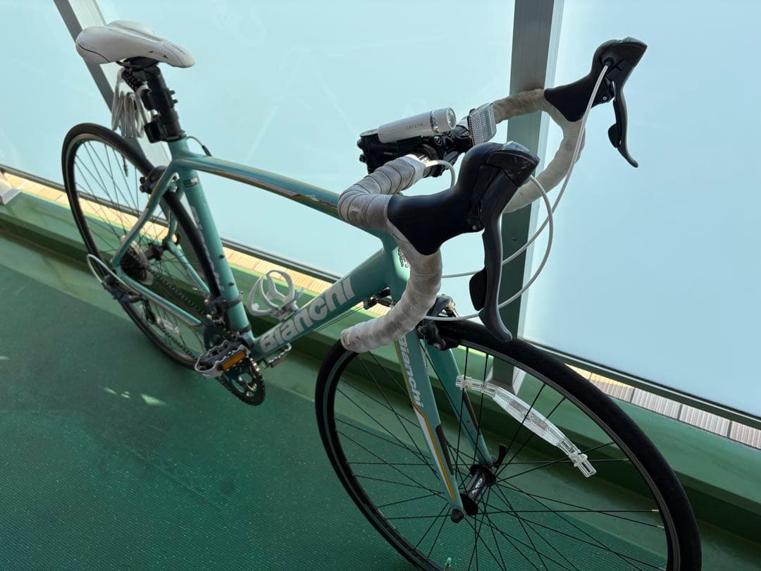 ビアンキ　ロードバイク　稼働中
