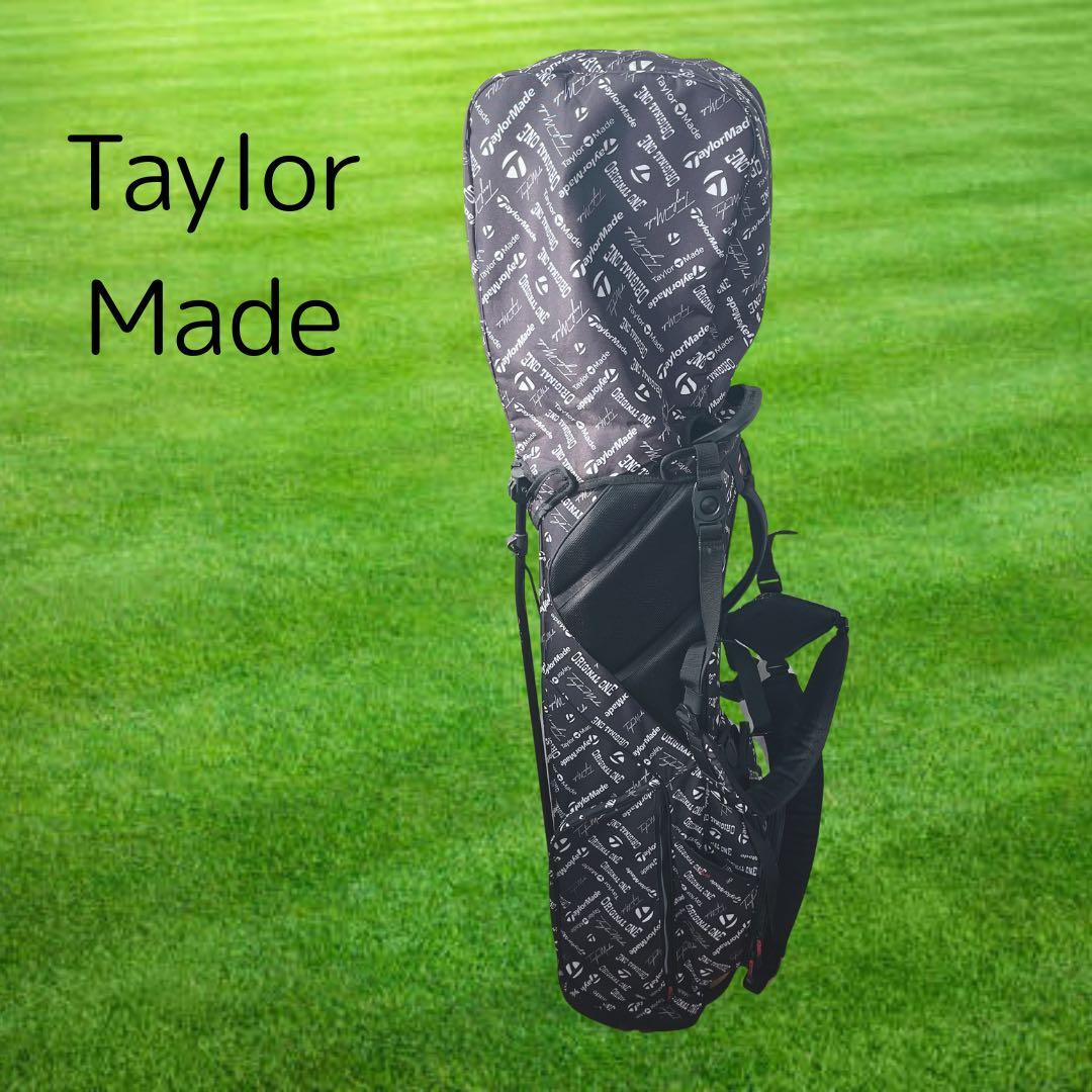 K089 美品 TaylorMade テーラーメイド スタンド式キャディバッグ