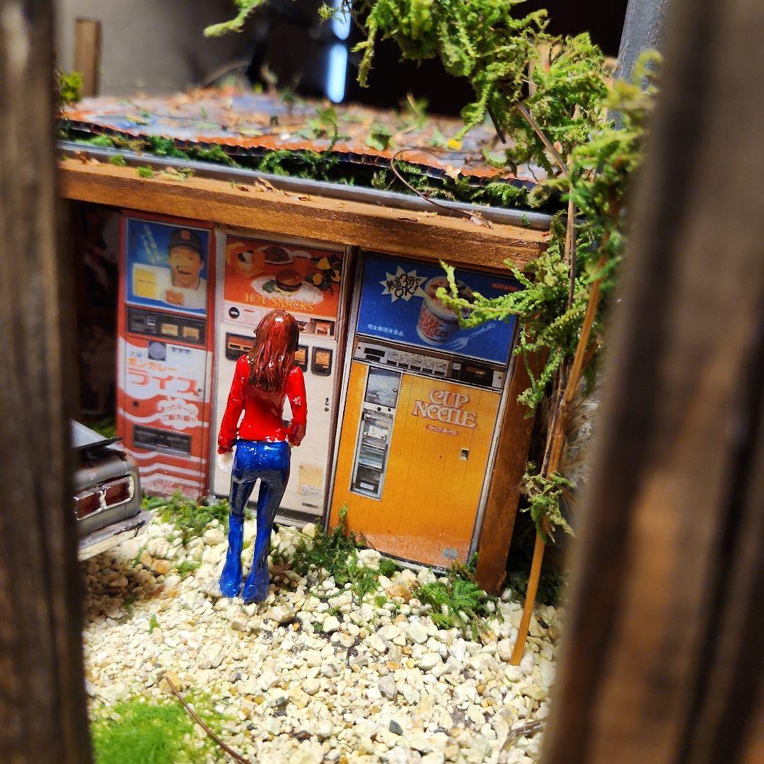 昭和　レトロ　ガレージ　1/24 プラモデル　ハコスカ　GT-R　 ジオラマ