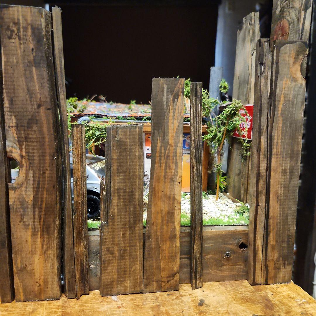 昭和　レトロ　ガレージ　1/24 プラモデル　ハコスカ　GT-R　 ジオラマ