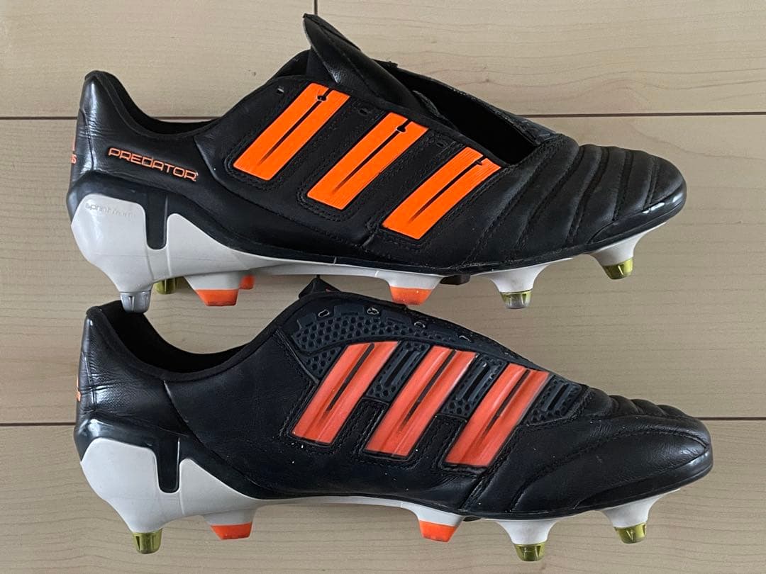 アディダスサッカースパイクプレデターアディパワーTRX SG オレンジ色黒
