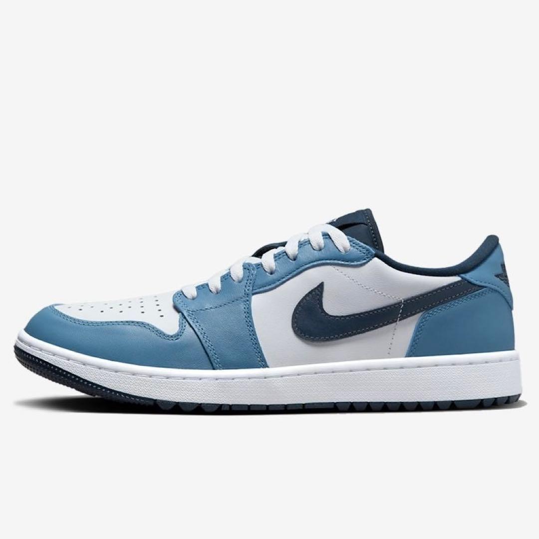 ナイキ ゴルフ ジョーダン 28.5 スニーカー シューズ 靴 青 天然皮革