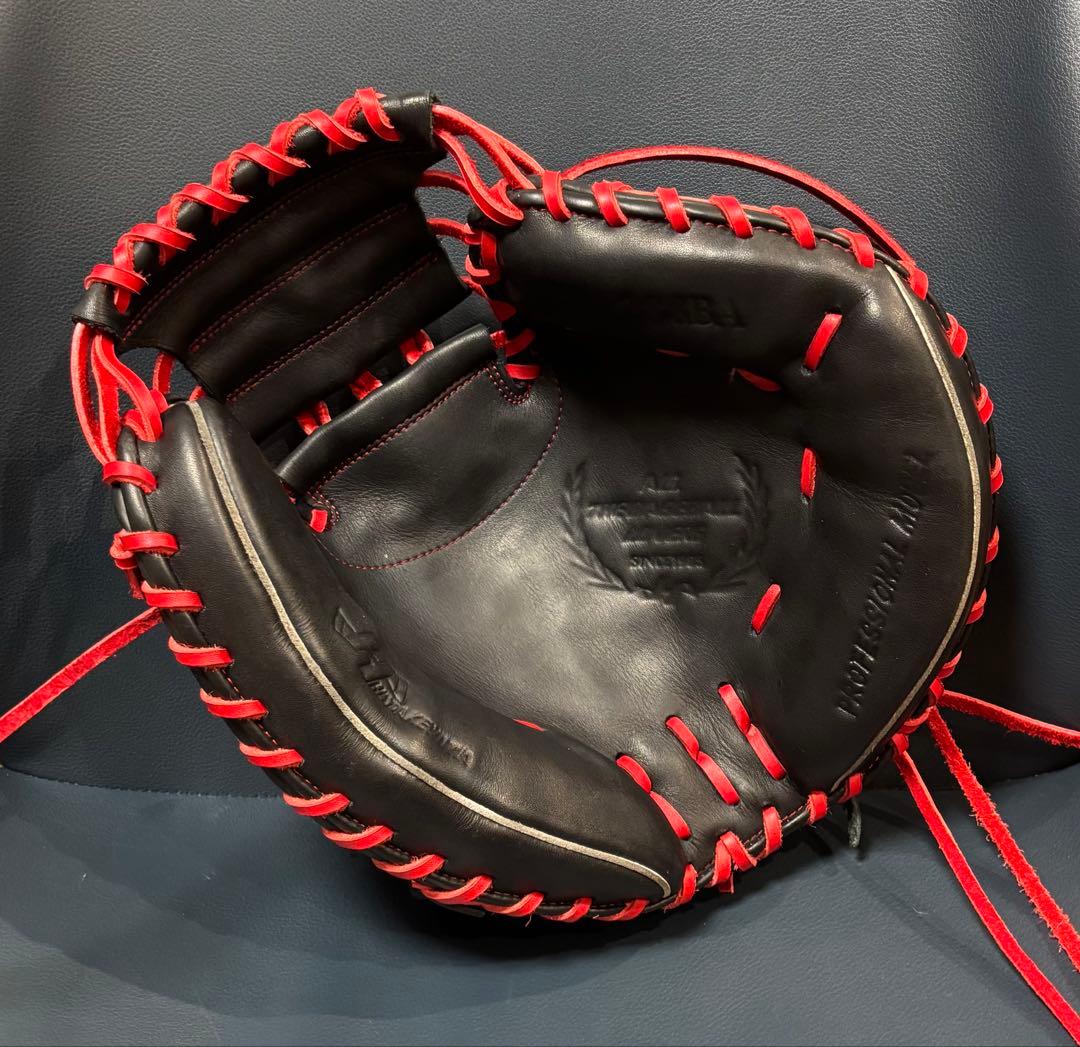 【匿名配送】ハタケヤマ　キャッチャーミット　軟式オーダー風